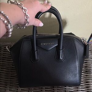 Givenchy Antigona Black Leather Handbag